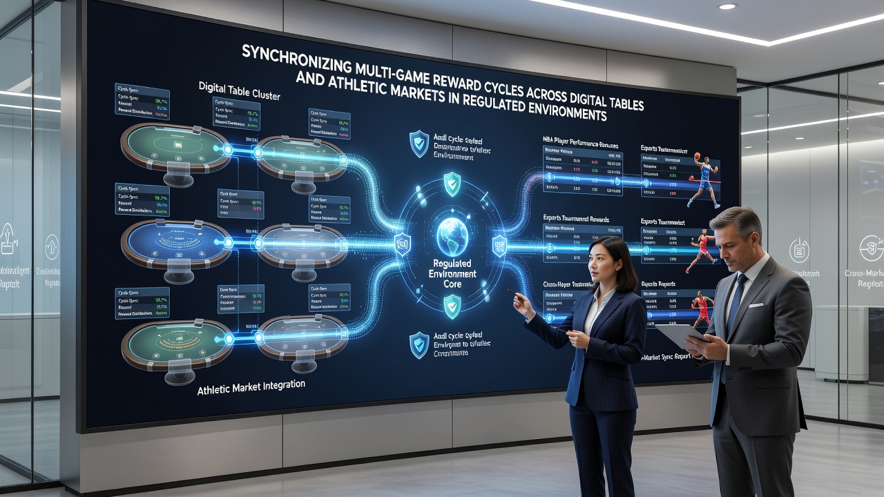 Regulatory compliance dashboard displaying unified reward tracking across casino tables and sports betting